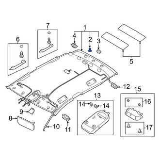 Hyundai OE - Headliner Trim Plug