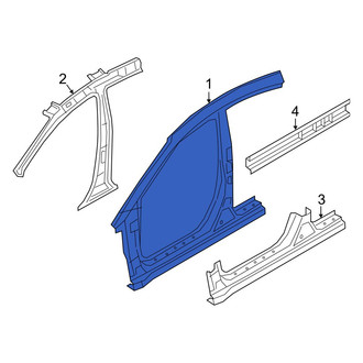 Hyundai OE - Left Outer Uniside