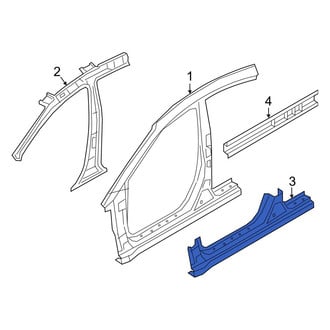Hyundai OE - Left Rocker Panel