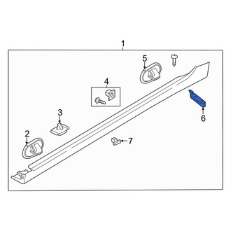 Hyundai OE - Left Stone Deflector