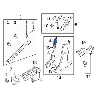 Hyundai OE - Rear Left Dashboard Air Vent