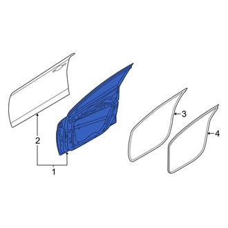 Hyundai OE - Front Right Door Shell