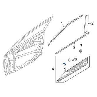 Hyundai OE - Rocker Panel Molding Screw
