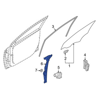 Hyundai OE - Front Left Window Regulator