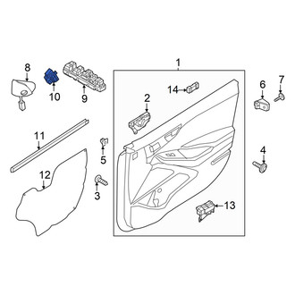 Hyundai OE - Front Left Seat Memory Switch