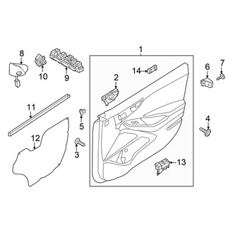 Hyundai OE - Front Door - Interior Trim