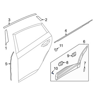 Hyundai OE - Door Molding Screw
