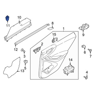 Hyundai OE - Rear Coat Hook