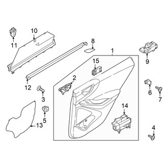 Hyundai OE - Rear Door - Interior Trim