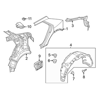 Hyundai OE - Quarter Panel & Components