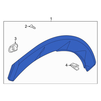 Hyundai OE - Front Right Wheel Arch Molding