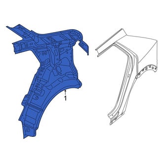 Hyundai OE - Rear Left Inner Quarter Panel