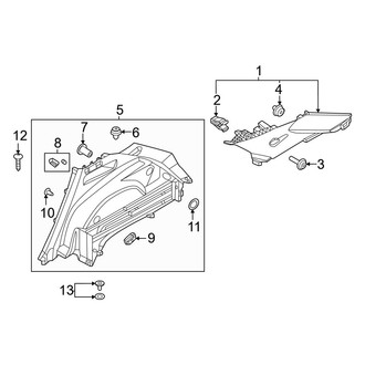 Hyundai OE - Quarter Panel - Interior Trim