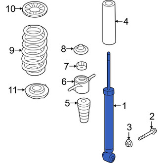 Hyundai OE - Rear Suspension Shock Absorber