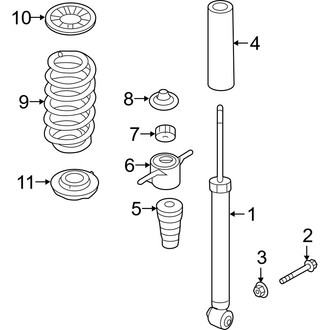 Hyundai OE - Rear Suspension - Shocks & Components