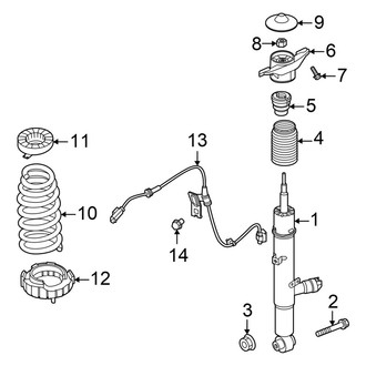 Hyundai OE - Rear Suspension - Shocks & Components