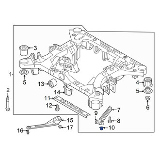 Hyundai OE - Suspension Strut Mount Nut