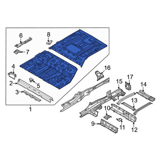 Hyundai OE - Rear Floor Pan