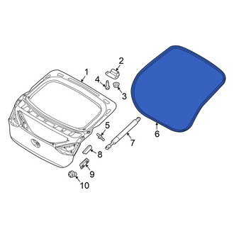 Hyundai OE - Rear Hatch Seal