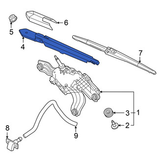 Hyundai OE - Front Right Wiper Arm