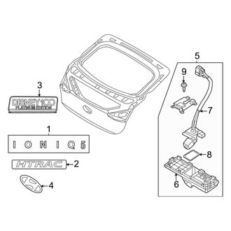 Hyundai OE - Lift Gate - Exterior Trim