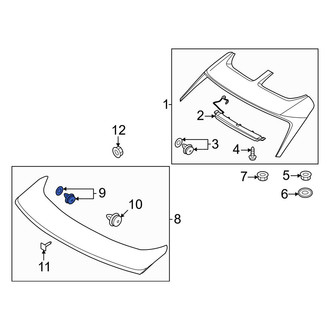Hyundai OE - Liftgate Finish Panel Clip
