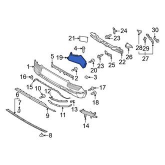 Hyundai OE - Front Lower Bumper Cover