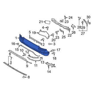 Hyundai OE - Rear Lower Bumper Cover