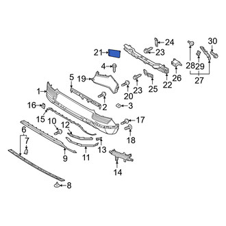 Hyundai OE - Bumper Seal