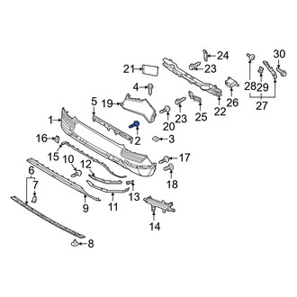 Hyundai OE - Bumper Impact Bar Screw