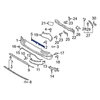 Hyundai OE - Rear Lower Bumper Cover Bracket