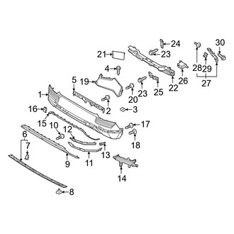 Hyundai OE - Rear Bumper - Bumper & Components