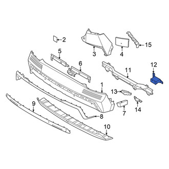 Hyundai OE - Rear Right Bumper Impact Bar Bracket