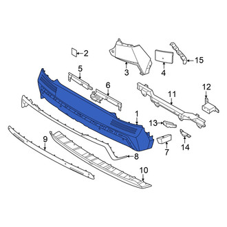 Hyundai OE - Front Upper Bumper Cover