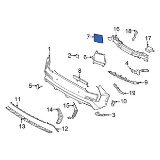 Hyundai OE - Bumper Seal