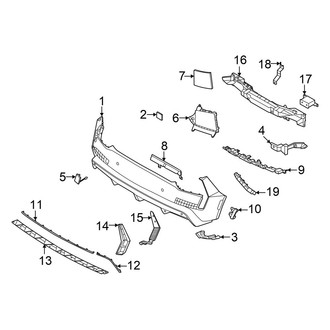 Hyundai OE - Rear Bumper - Bumper & Components