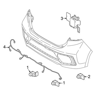 Hyundai OE - Rear Bumper - Electrical Components