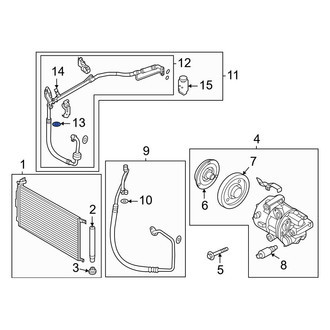 Hyundai OE - A/C Refrigerant Line O-Ring