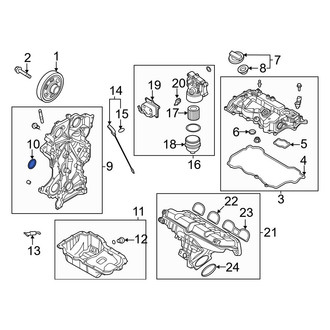 Hyundai OE - Front Engine Crankshaft Seal