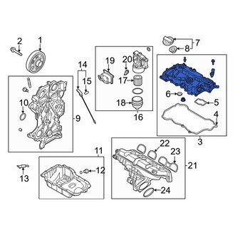 Hyundai OE - Engine Valve Cover