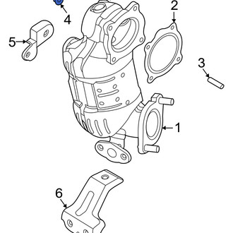 Hyundai OE - Exhaust Manifold Nut