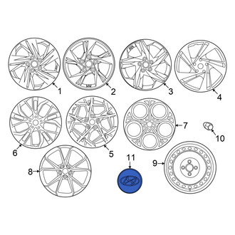 Hyundai OE - Wheel Cap