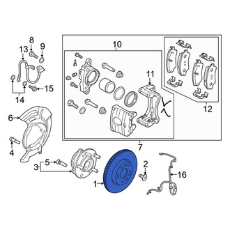 Hyundai OE - Front Disc Brake Rotor