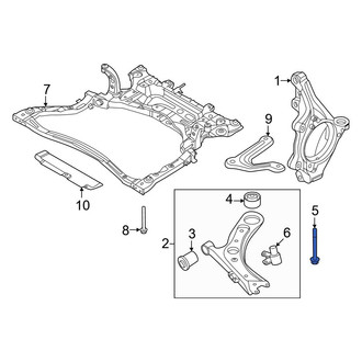 Hyundai OE - Suspension Control Arm Bolt