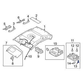 Hyundai OE - Inner Tail Light Screw