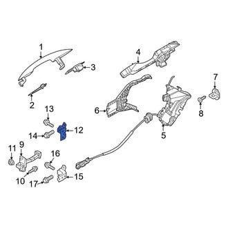 Hyundai OE - Rear Left Upper Door Hinge