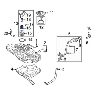Hyundai OE - Fuel Pump Filter