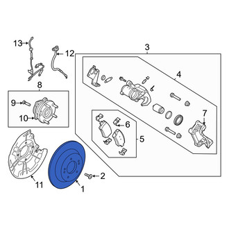 Hyundai OE - Front Disc Brake Rotor