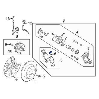 Hyundai OE - Rear Disc Brake Pad Set