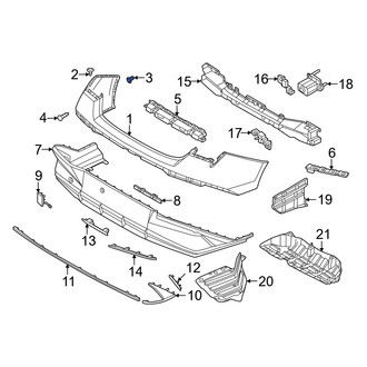 Hyundai OE - Bumper Cover Grommet